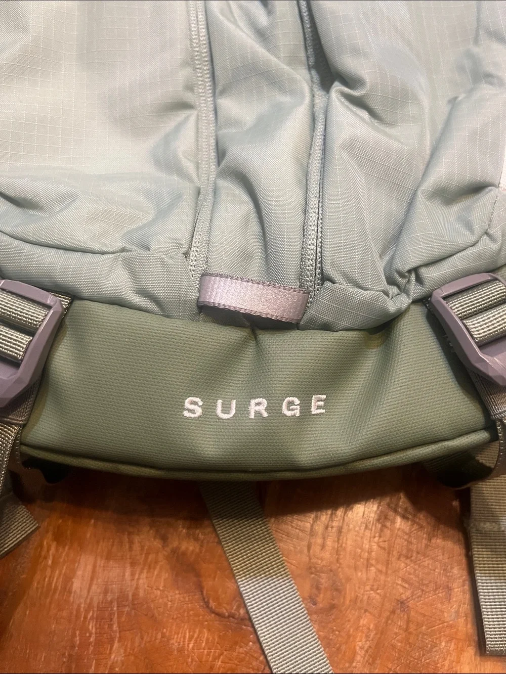 NWT North Face Surge Backpack  Slate Moss/Bark Mist